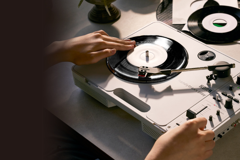 Korg Handytraxx Vinyl portabilty