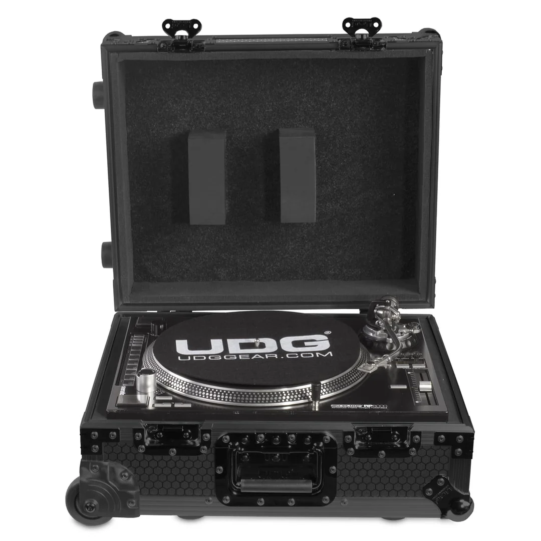 Ultimate Flight Case Multi Format Turntable Black MK2 Plus
